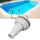 Complete Return Jet Fitting Leakproof PVC 1‑1/2 Inch Inlet Return Fitting for Hayward SP1023 Above Ground Pool
