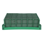 Floral Foam Cage Rectangle Flower Cage Holder Floral Foam with Holder Grid for Fresh Flowers Wedding Party Decoration