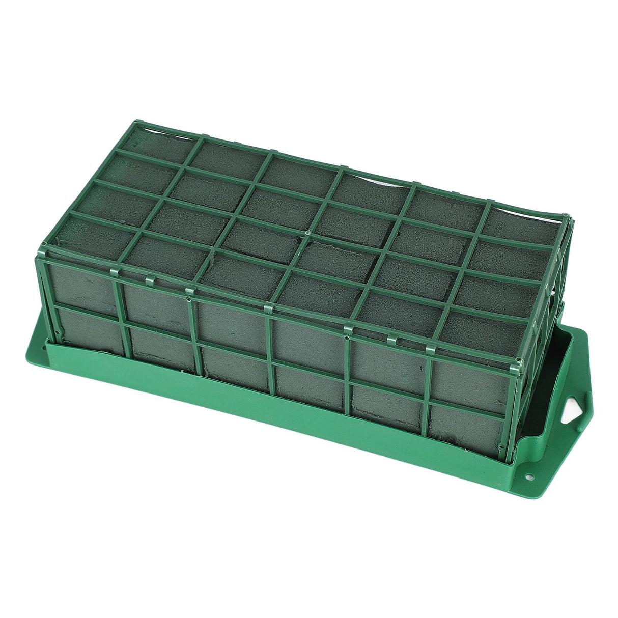 Floral Foam Cage Rectangle Flower Cage Holder Floral Foam with Holder Grid for Fresh Flowers Wedding Party Decoration