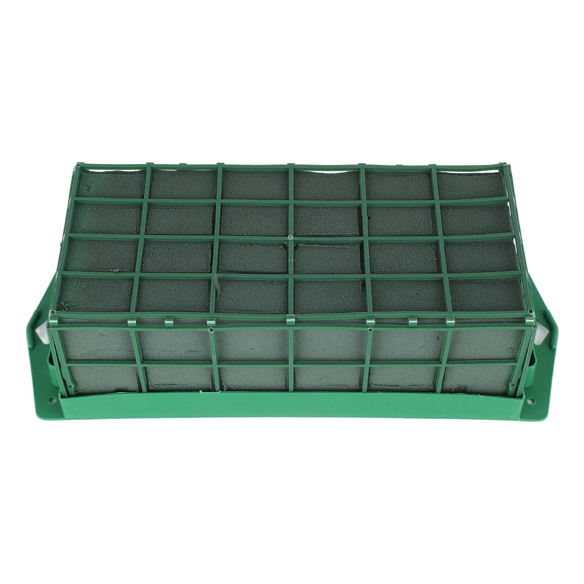 Floral Foam Cage Rectangle Flower Cage Holder Floral Foam with Holder Grid for Fresh Flowers Wedding Party Decoration