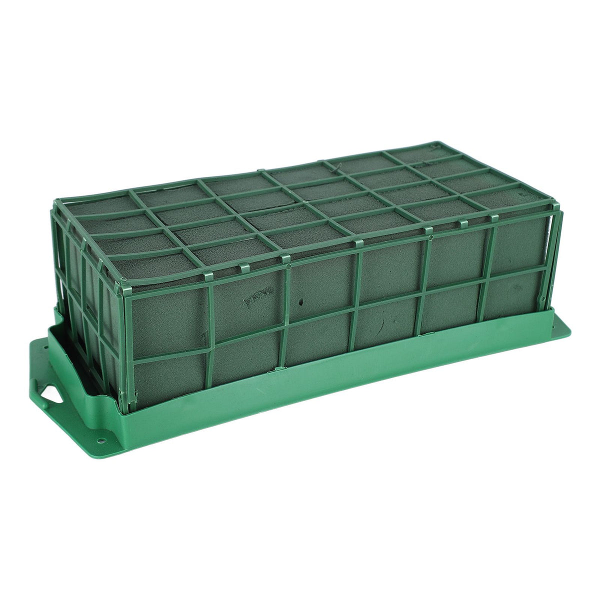 Floral Foam Cage Rectangle Flower Cage Holder Floral Foam with Holder Grid for Fresh Flowers Wedding Party Decoration