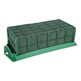 Floral Foam Cage Rectangle Flower Cage Holder Floral Foam with Holder Grid for Fresh Flowers Wedding Party Decoration