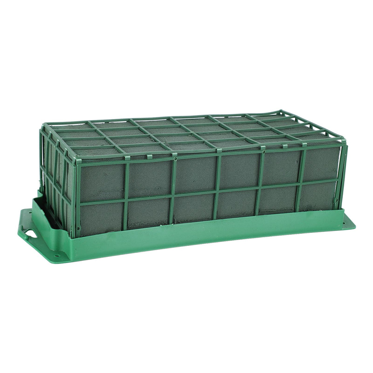 Floral Foam Cage Rectangle Flower Cage Holder Floral Foam with Holder Grid for Fresh Flowers Wedding Party Decoration