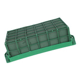 Floral Foam Cage Rectangle Flower Cage Holder Floral Foam with Holder Grid for Fresh Flowers Wedding Party Decoration