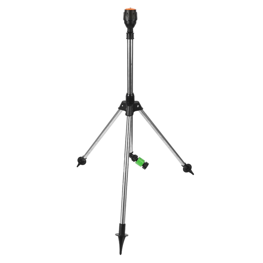 Sprinkler Tripod 360 Degree Rotating Automatic Irrigation Head Liftable Spraying Stand for Garden Lawn