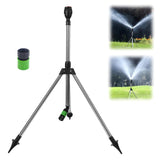 Sprinkler Tripod 360 Degree Rotating Automatic Irrigation Head Liftable Spraying Stand for Garden Lawn - Extra Image