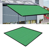 Square Geen Sun Shade Sail Canopy Awning Encrypted Thickened Breathable Sun Shade Sail for Outdoor Courtyard 2x2m 14 Pin