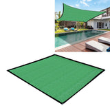 Square Geen Sun Shade Sail Canopy Awning Encrypted Thickened Breathable Sun Shade Sail for Outdoor Courtyard 2x2m 14 Pin