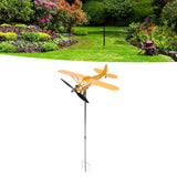Piper J3 Cub Airplane Weathervane 3D Metal Airplane Weather Vane Outdoor Roof Wind Direction Indicator Garden Decor Large