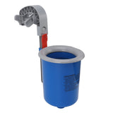 Above Ground Pool Surface Skimmer Blue Wall Mount Pool Surface Automatic Skimmer for Pool Cleaning - Side View