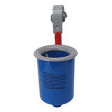 Above Ground Pool Surface Skimmer Blue Wall Mount Pool Surface Automatic Skimmer for Pool Cleaning - Close-Up Angle