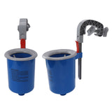 Above Ground Pool Surface Skimmer Blue Wall Mount Pool Surface Automatic Skimmer for Pool Cleaning