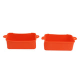 2Pcs Silicone Grease Cup Liners Reusable Drip Pan Liners Silicone Rear Grease Catcher for Griddle - Low Angle