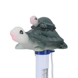 Floating Pool Thermometer Waterproof Cartoon Water Turtle Shape Swimming Pool Thermometer for Indoor Outdoor Spas