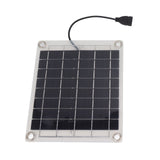 Floating Water Humidifier 20W Double Sided Solar Panel Portable USB Mini Atomization Spray Humidifier for Home Car - Front View
