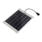 Floating Water Humidifier 20W Double Sided Solar Panel Portable USB Mini Atomization Spray Humidifier for Home Car - Side View