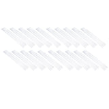100PCS Breeding Rods Disposable Breeding Catheter Tube Artificial Insemination PE Fine Round Design Wide Compatibility for Cattle Dog Sheep Goat - Top-Down View
