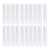 100PCS Breeding Rods Disposable Breeding Catheter Tube Artificial Insemination PE Fine Round Design Wide Compatibility for Cattle Dog Sheep Goat - 45-Degree Angle