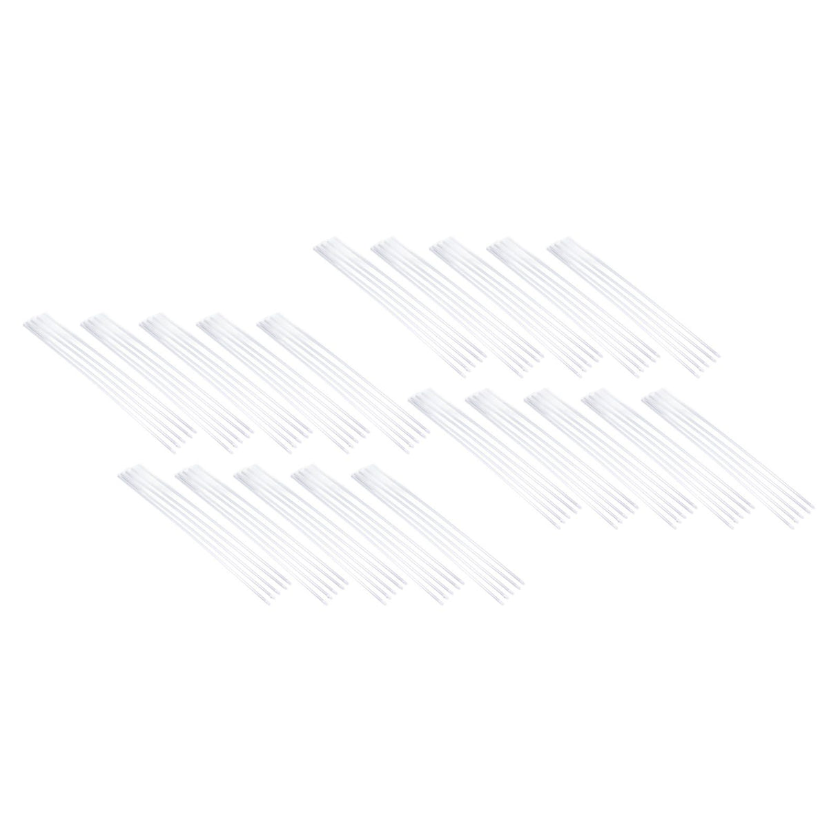 100PCS Breeding Rods Disposable Breeding Catheter Tube Artificial Insemination PE Fine Round Design Wide Compatibility for Cattle Dog Sheep Goat
