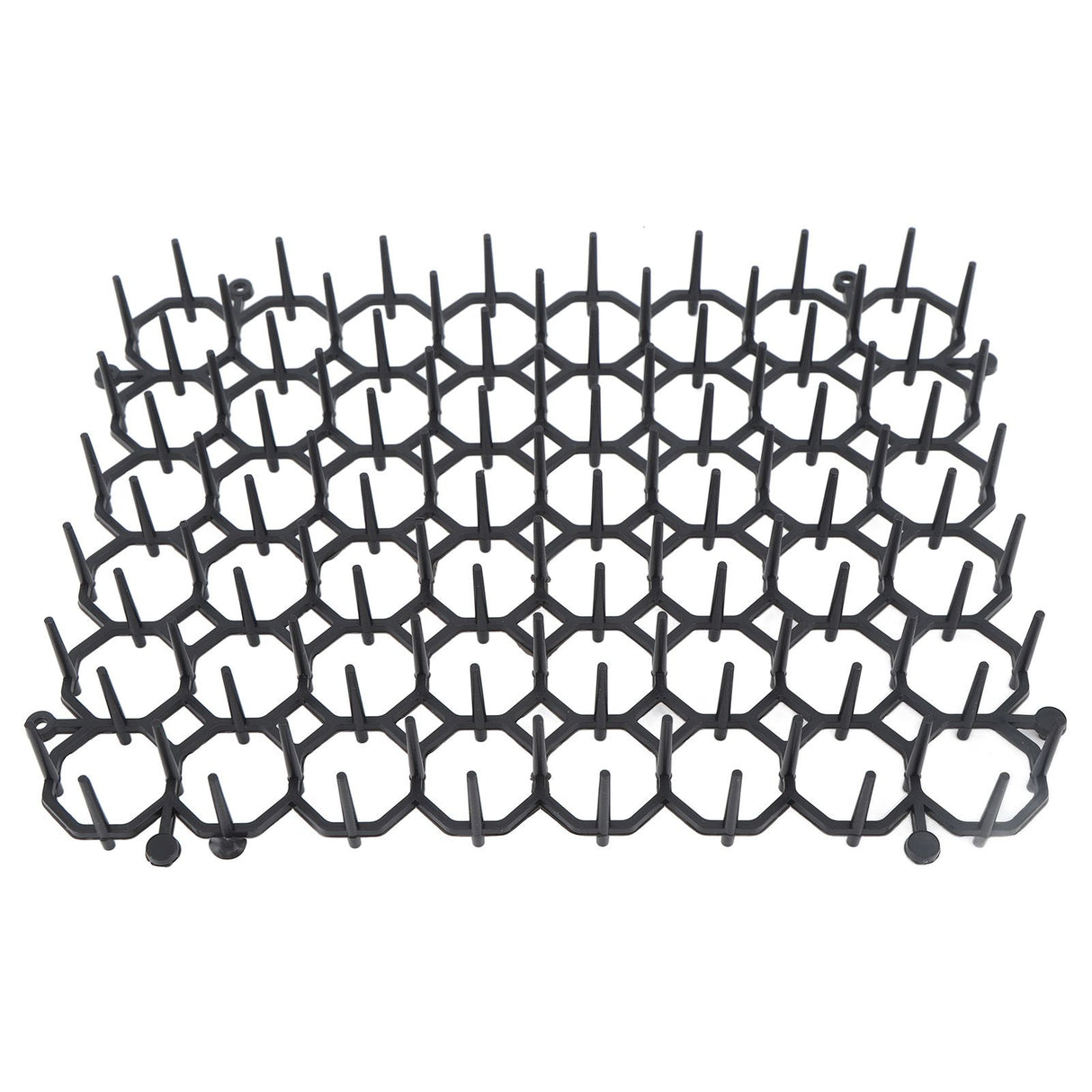 12Pcs Cat Deterrent Mat Anti Cat Dog Network Indoor Outdoor Repellent Training Plastic Spike Mat for Keeping Away Cats Dogs Protecting Plants