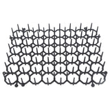 12Pcs Cat Deterrent Mat Anti Cat Dog Network Indoor Outdoor Repellent Training Plastic Spike Mat for Keeping Away Cats Dogs Protecting Plants - Side View