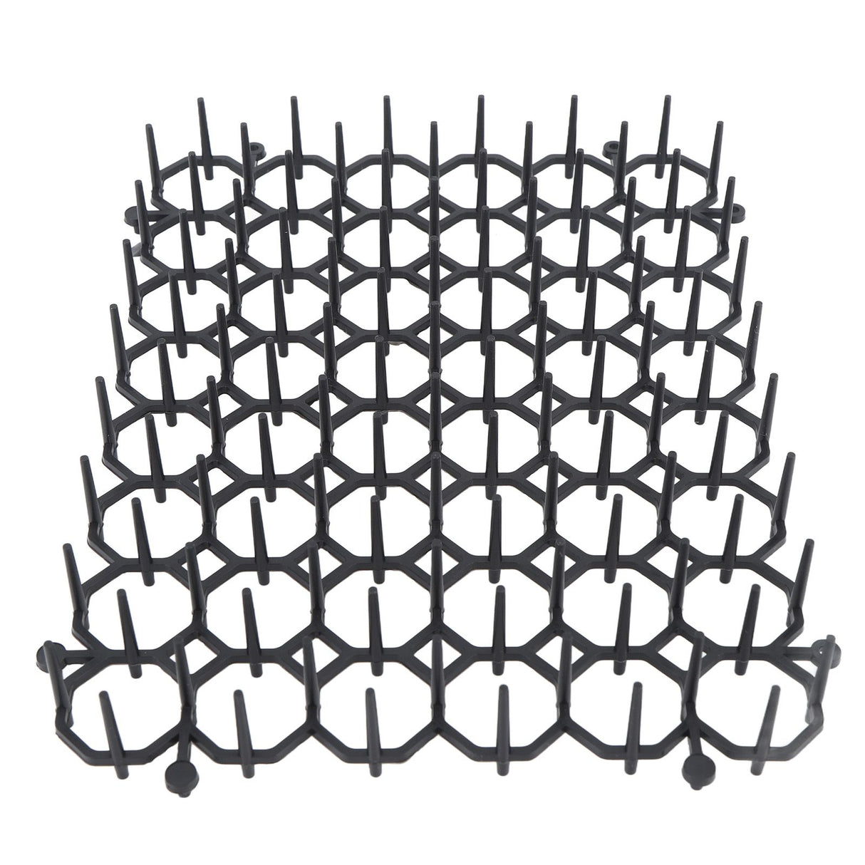 12Pcs Cat Deterrent Mat Anti Cat Dog Network Indoor Outdoor Repellent Training Plastic Spike Mat for Keeping Away Cats Dogs Protecting Plants