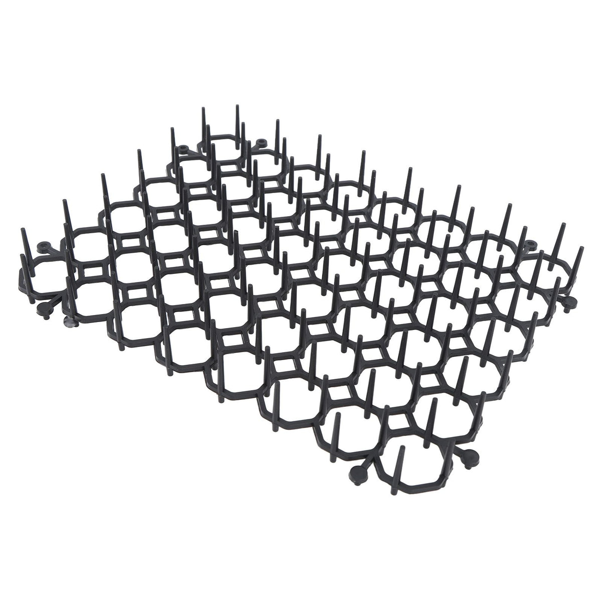 12Pcs Cat Deterrent Mat Anti Cat Dog Network Indoor Outdoor Repellent Training Plastic Spike Mat for Keeping Away Cats Dogs Protecting Plants