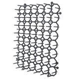 12Pcs Cat Deterrent Mat Anti Cat Dog Network Indoor Outdoor Repellent Training Plastic Spike Mat for Keeping Away Cats Dogs Protecting Plants - Close-Up Angle