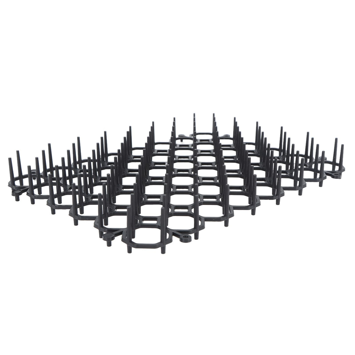 12Pcs Cat Deterrent Mat Anti Cat Dog Network Indoor Outdoor Repellent Training Plastic Spike Mat for Keeping Away Cats Dogs Protecting Plants