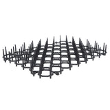 12Pcs Cat Deterrent Mat Anti Cat Dog Network Indoor Outdoor Repellent Training Plastic Spike Mat for Keeping Away Cats Dogs Protecting Plants