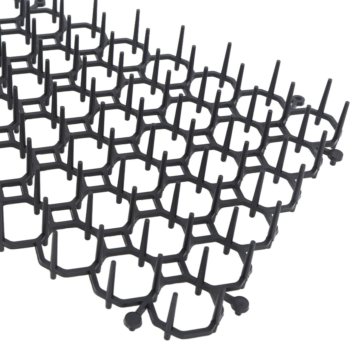 12Pcs Cat Deterrent Mat Anti Cat Dog Network Indoor Outdoor Repellent Training Plastic Spike Mat for Keeping Away Cats Dogs Protecting Plants