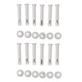 12 Pack Bracket Swimming Pool Fitting Kit Joint Nail Bolt Pin PVC Practical Joint Pin for INTEX 28270 28272 5.5cm/2.2in