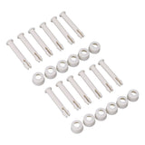 12 Pack Bracket Swimming Pool Fitting Kit Joint Nail Bolt Pin PVC Practical Joint Pin for INTEX 28270 28272 6cm/2.4in