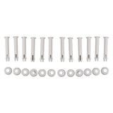 12 Pack Bracket Swimming Pool Fitting Kit Joint Nail Bolt Pin PVC Practical Joint Pin for INTEX 28270 28272 7cm/2.8in