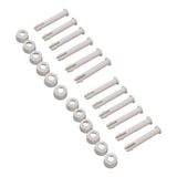 12 Pack Bracket Swimming Pool Fitting Kit Joint Nail Bolt Pin PVC Practical Joint Pin for INTEX 28270 28272 7cm/2.8in
