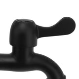 Water Faucet 304 Stainless Steel G1/2 Caliber Wall Mounted Long Style Single Cold Water Tap Black Mop Tank Faucet - Extra Image