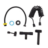 Bathroom Handheld Bidet Sprayer Kit Bidet Toilet Sprayer with Hose for Women Feminine Wash Black