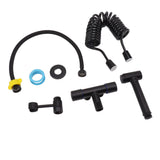 Bathroom Handheld Bidet Sprayer Kit Bidet Toilet Sprayer with Hose for Women Feminine Wash Black