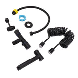Bathroom Handheld Bidet Sprayer Kit Bidet Toilet Sprayer with Hose for Women Feminine Wash Black