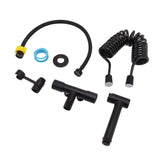 Bathroom Handheld Bidet Sprayer Kit Bidet Toilet Sprayer with Hose for Women Feminine Wash Black - 45-Degree Angle