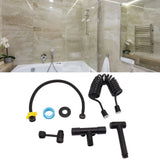 Bathroom Handheld Bidet Sprayer Kit Bidet Toilet Sprayer with Hose for Women Feminine Wash Black - Extra Image