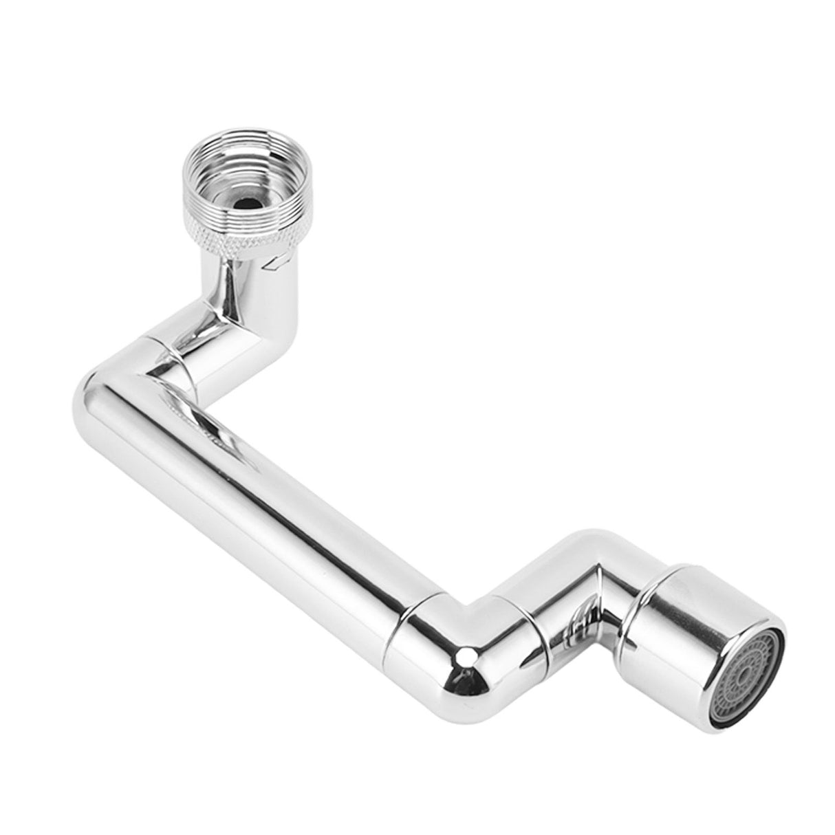 Faucet Extender Chrome Copper ABS Telescopic Swivel Faucet Tap Extension for Kitchen Wash Basin