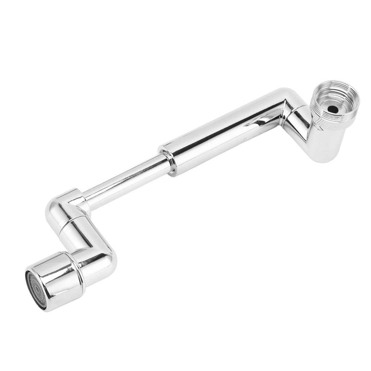 Faucet Extender Chrome Copper ABS Telescopic Swivel Faucet Tap Extension for Kitchen Wash Basin
