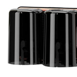 Toothbrush Shelf Drilling Free Toothbrush Holder Rack with Automatic Toothpaste Dispenser Black