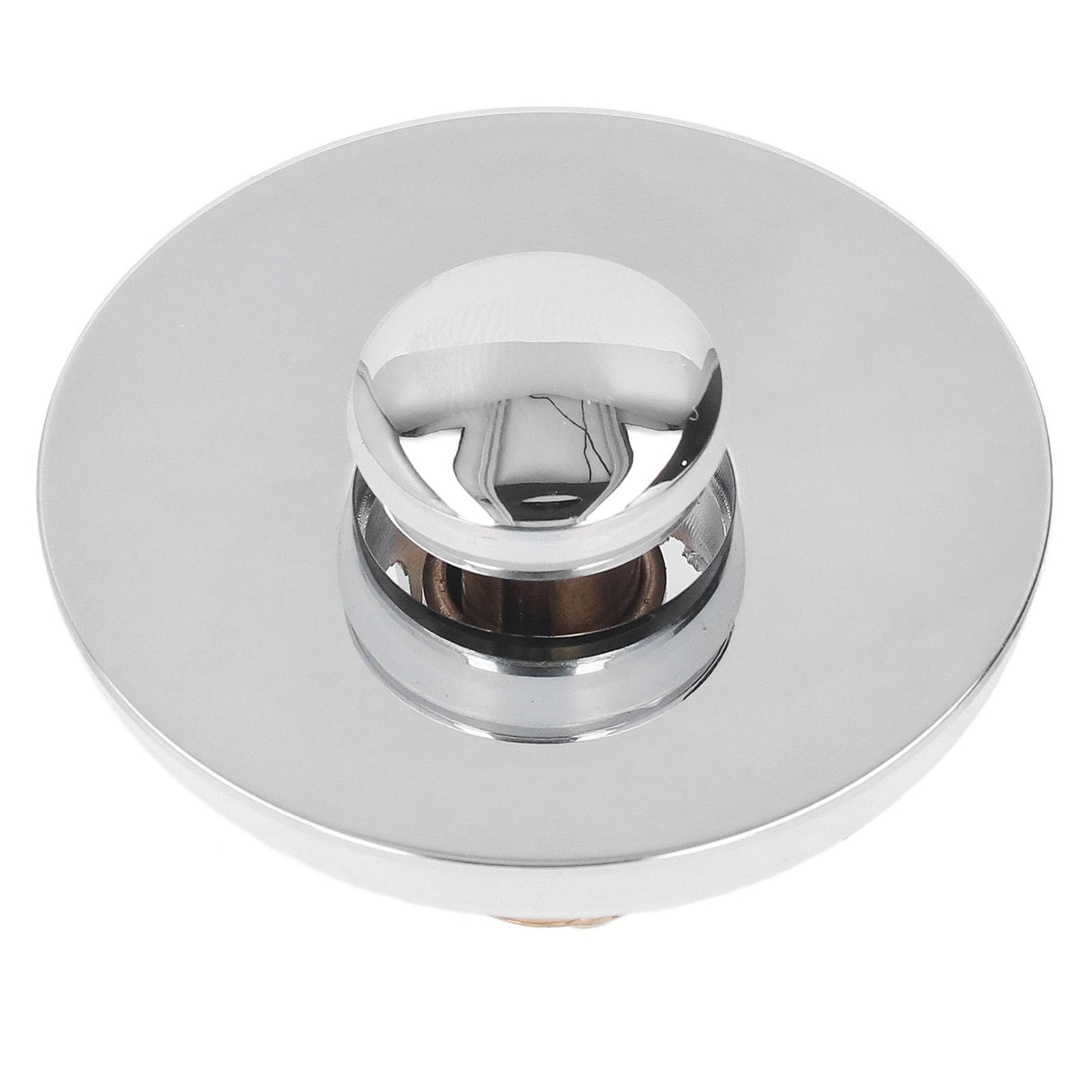 Bathroom Sink Stopper Press Popping Up Anti Clogging Brass Stainless Steel Basin Sink Drain Plug