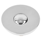 Bathroom Sink Stopper Press Popping Up Anti Clogging Brass Stainless Steel Basin Sink Drain Plug - Top-Down View