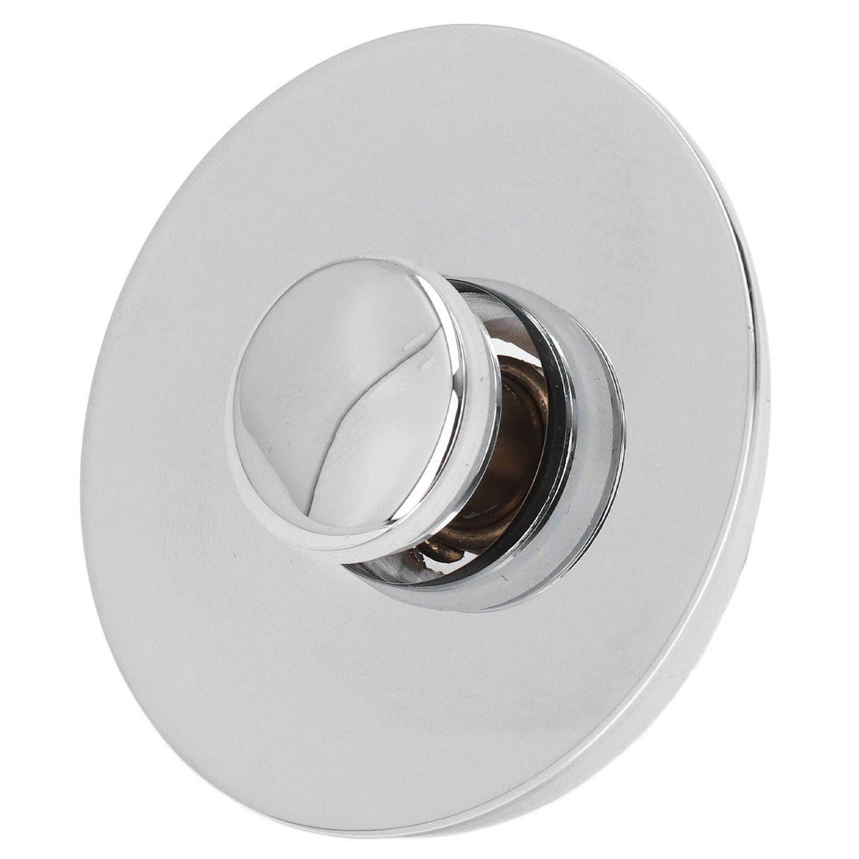 Bathroom Sink Stopper Press Popping Up Anti Clogging Brass Stainless Steel Basin Sink Drain Plug