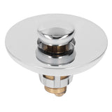 Bathroom Sink Stopper Press Popping Up Anti Clogging Brass Stainless Steel Basin Sink Drain Plug