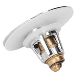 Bathroom Sink Stopper Press Popping Up Anti Clogging Brass Stainless Steel Basin Sink Drain Plug - Extra Image