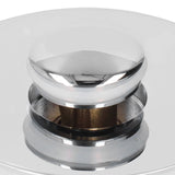 Bathroom Sink Stopper Press Popping Up Anti Clogging Brass Stainless Steel Basin Sink Drain Plug